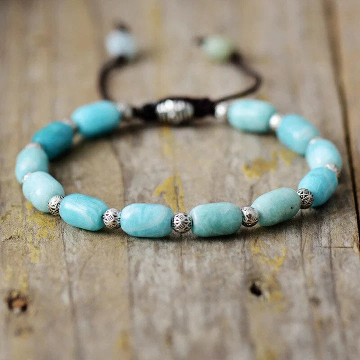 SERENITY BLUE NATURAL STONE BRACELET