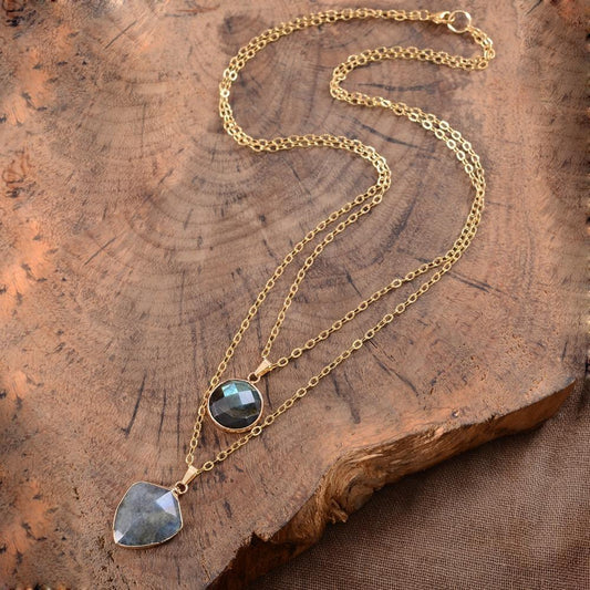 ESCUDO DE LUZ: COLLAR LABRADORITE PROTECTOR