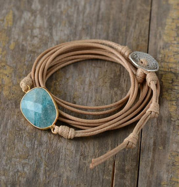 PULSERA SERENIDAD EN AMAZONITA: LA PIEDRA DE LA PAZ INTERIOR