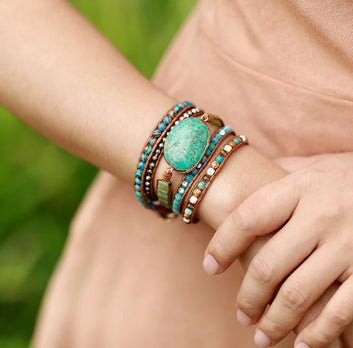 PULSERA BOHO EN JASPE: ENERGÍA Y ARMONÍA NATURAL