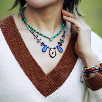 ESENCIA BOHO: LAPIS, JASPE Y TURQUESA